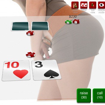 Poker with the Beautiful Claire