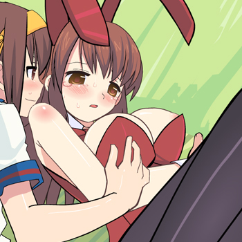 Two Girlfriends and a Pink Friend