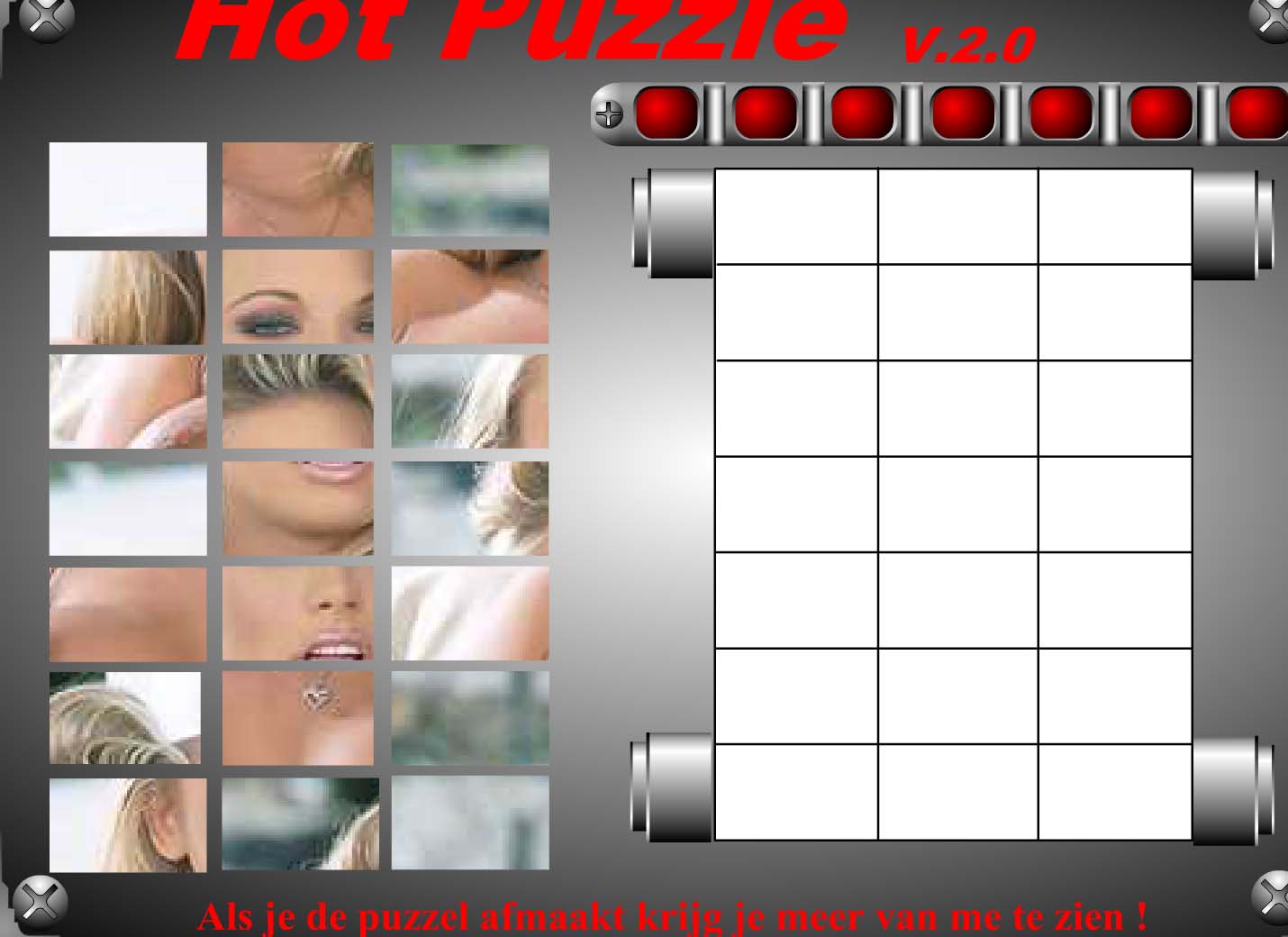 Assemble a Puzzle Featuring a Hot Babe